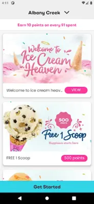 Baskin-Robbins Australia android App screenshot 1